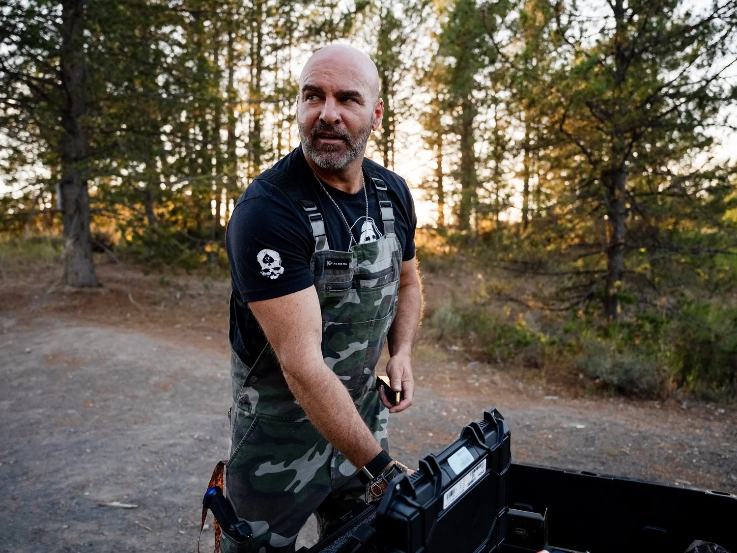 Mike Hardle outdoors, photographed for the Fruitstand Studios team